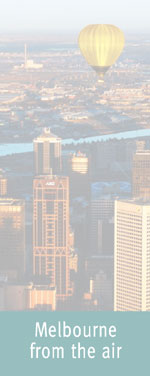 Melbourne from the air