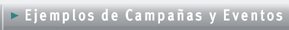 Ejemplos de campa�as y eventos